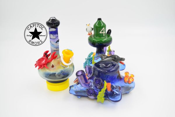 product glass pipe 00043984 03 | Aquatic Life Double Rig