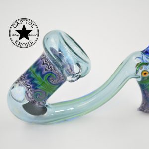 product glass pipe 00044028 01 | Dodo Sherlock w Opals by Burtoni Glass