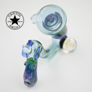 product glass pipe 00044028 02 | Dodo Sherlock w Opals by Burtoni Glass