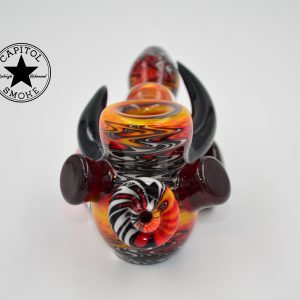 product glass pipe 00139182 orange 00 | Colt Glass Hand Pipe With Opal