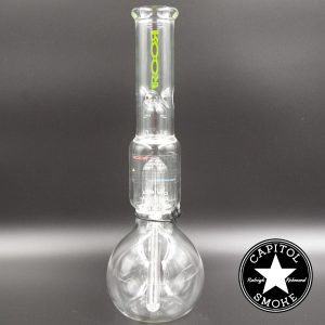 product glass pipe 000179775 02 | Roor Tech 4 Arm Tree Bubble Base Grn Label