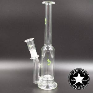 product glass pipe 00039857 yellow 01 | Hitman Glass 12" Green Showerhead Rig