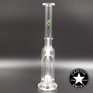 product glass pipe 00039857 yellow 02 | Hitman Glass 12" Green Showerhead Rig