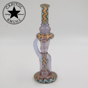 product glass pipe 00043564 00 | Shane Smith Crushed Opal Wig Wag Recycler