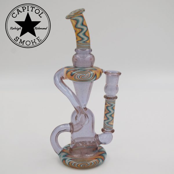 product glass pipe 00043564 03 | Shane Smith Crushed Opal Wig Wag Recycler
