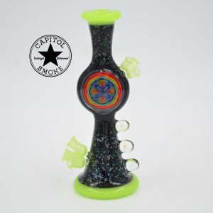 product glass pipe 00043694 02 | Andrew Warren Glass & Sherm Glass Collab w Crushed Opal