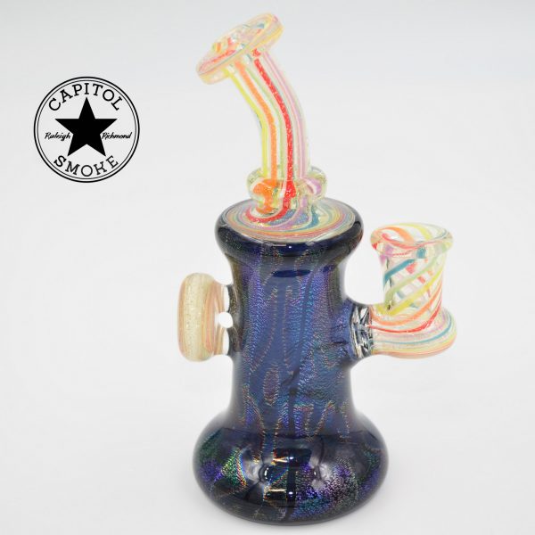 product glass pipe 00043700 03 | Dichroic with Crushed Opal Rig