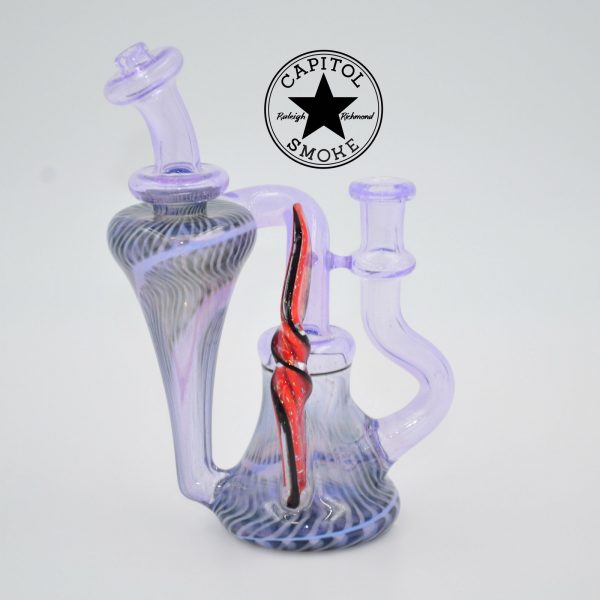 product glass pipe 00043755 03 | Terry Sharp "OG" Rainbow Recycler