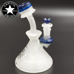 product glass pipe 00044394 octopus 03 | Sandbar Glass Sand-blasted Octopus OBX Made