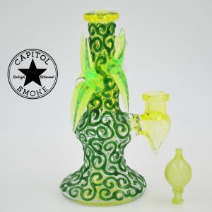product glass pipe 00044479 03 | Redbone Glass Rig with Opal and matching Carb Cap