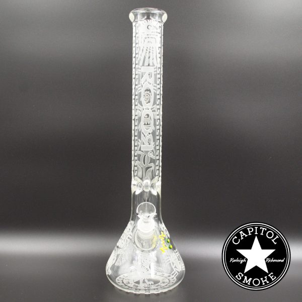 product glass pipe 00048095 00 | Roor 18" BK Etched Mayan