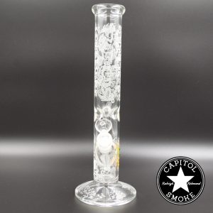 product glass pipe 00048156 00 | Roor 14" Straight Tube Etched Flowers & Vines