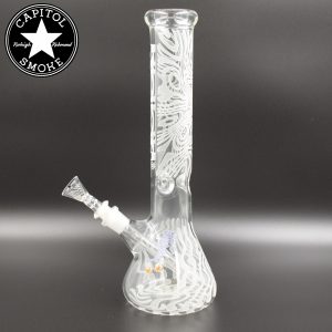 product glass pipe 00048163 01 | Roor 14" BK Etched Contour Map