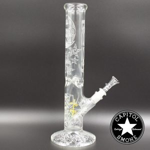 product glass pipe 00048194 03 | Roor 14" ST Etched Sun, Moon, & Stars