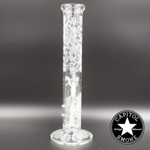 product glass pipe 00048217 02 | Roor 14" ST Etched Flowers