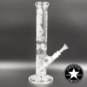 product glass pipe 00048217 03 | Roor 14" ST Etched Flowers