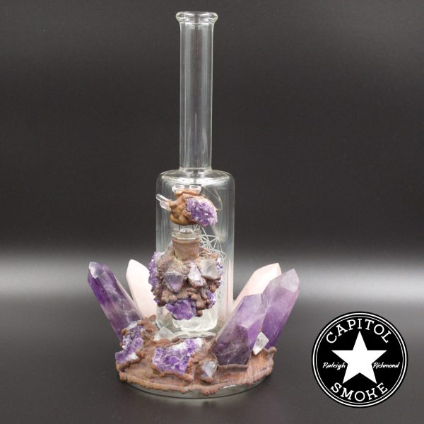 product glass pipe 00050067 00 | Envy Dark Crystal Water Pipe