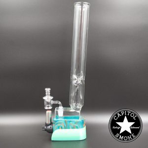 product glass pipe 811926020610 01 | Stache 18" Oil Rig w/ Torch & Large Dime Bag