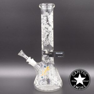 product glass pipe 00120173 01 | ROOR 14" Beaker Floral Etched Design