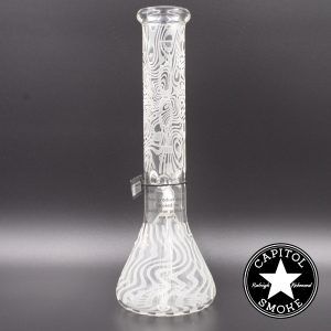 product glass pipe 00120203 02 | ROOR 14" Beaker Trippy Etched Design