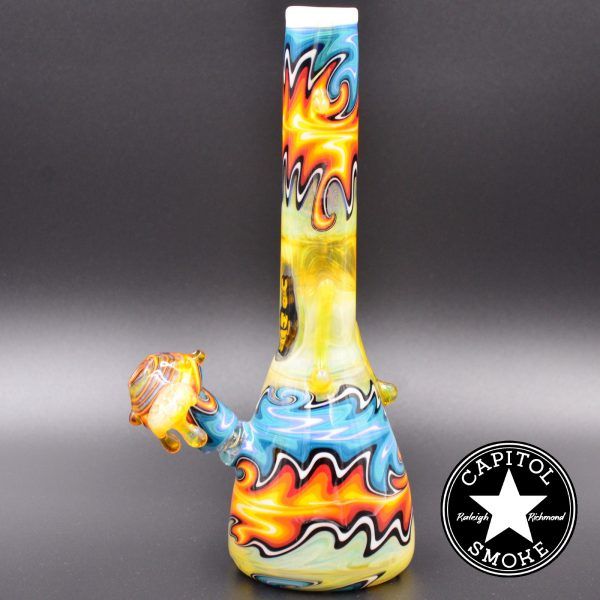 product glass pipe 00122467 01 | Glasshopper Wu Tang Pooh Fumed Wig Wag Rig