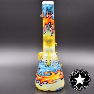 product glass pipe 00122467 02 | Glasshopper Wu Tang Pooh Fumed Wig Wag Rig