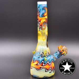 product glass pipe 00122467 03 | Glasshopper Wu Tang Pooh Fumed Wig Wag Rig