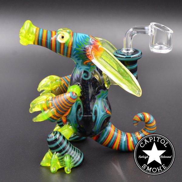 product glass pipe 00122504 01 | Dirty B x Levi Carter Fully Worked Aardvark Banger Hanger Rig