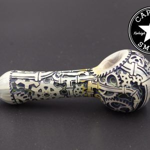 product glass pipe 00122528 03 | Liberty 503 Deep Carved Handpipe