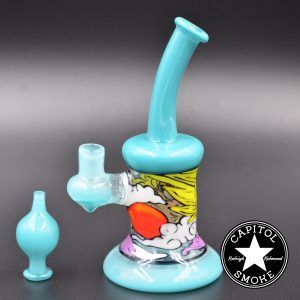 product glass pipe 00122535 01 | Wind Star Glass Dragonball Rig w Carb Cap