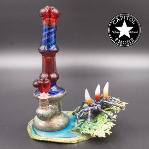 product glass pipe 00122801 05 | Cherry Glass Tarantula Rig w/ Stand