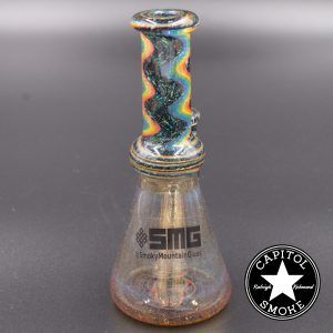 product glass pipe 00122849 02 | Shane Smith 6" Worked BK UV Blue