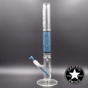 product glass pipe 00123693 01 | Elevated 20" Straight Tube Wig Wag With Worked Down Stem