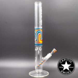 product glass pipe 00123709 03 | Elevated 19" Straight Tube Wig Wag