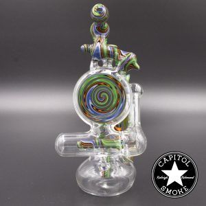 product glass pipe 00190695 02 | PJ401Glass bubbler attached Waterpipe