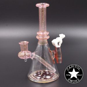 product glass pipe 00192090 blue 01 | PST Dichro Lunar Bear Rig Pink