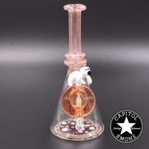 product glass pipe 00192090 blue 02 | PST Dichro Lunar Bear Rig Pink