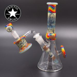 product glass pipe 00126083 01 | Unity Glass Mini Beaker with Matching Ash Catcher