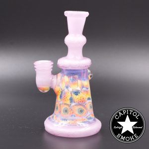 product glass pipe 00136716 01.jpg | Hensley Glass Art Chip Stack Mini Rig