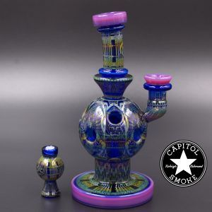 product glass pipe 0019869 02 | Fumed Donut Chillum