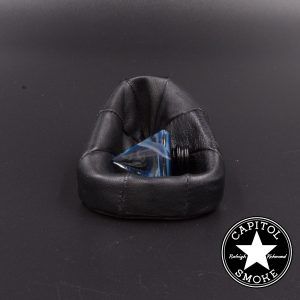 product accessory 00104364 01 | Str8 Glass Light Blue w/ Black Handle Diamond Spinner Cap