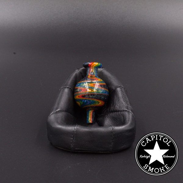 product accessory 00211215 00 | Ryan Callahan Glass Dark Rainbow Dichro Bubble Cap