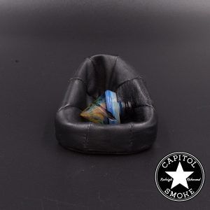 product accessory 00213158 01 | Str8 Glass Fumed Diamond Spinner Cap w/ Black Handle