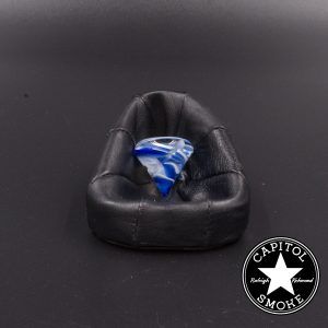 product accessory 00213714 00 | Str8 Glass White/Blue Swirl Diamond Spinner Cap