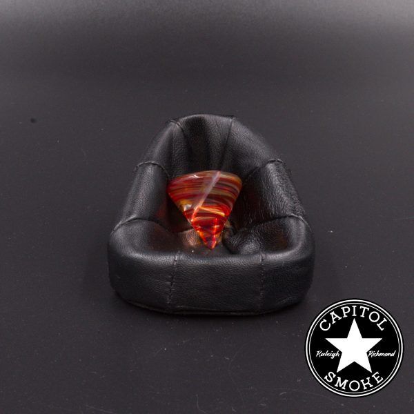product accessory 00213769 00 | Str8 Glass Red Swirl Diamond Spinner Cap