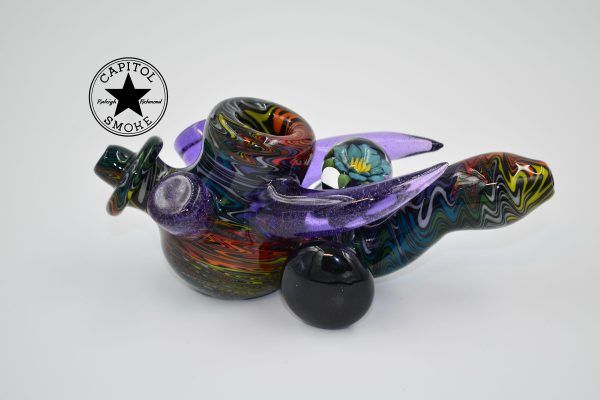product glass pipe 00020986 01 | Colt Glass Hand Pipe With Flower