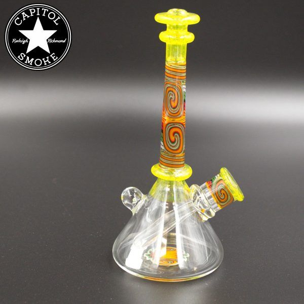 product glass pipe 00020992 03 | Matthew Beale Green 7" Worked Rig