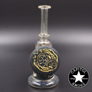 product glass pipe 00021562 02 | Juicy Jay 10mm Planker Rick & Morty Rig