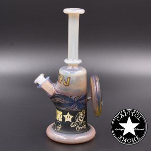 product glass pipe 00021586 01 | Juicy Jay 10mm Planker Sandblasted Mario Rig