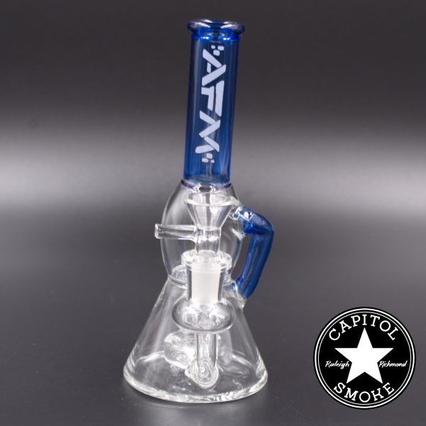 product glass pipe 00049566 00 | AFM 14mm Blue Single Uptake Recycler